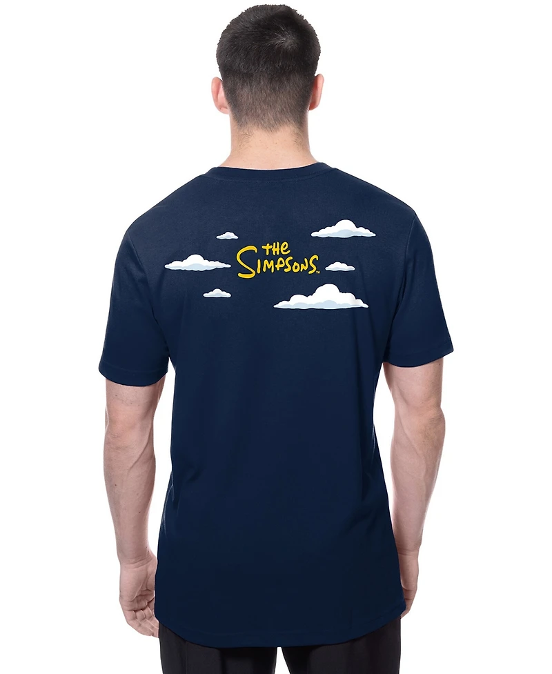 New Era Men's Navy New York Yankees Mlb x Simpsons 2026 Collab Clouds T-Shirt