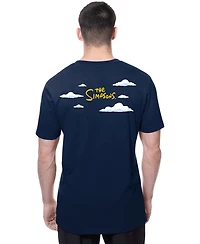 New Era Men's Navy New York Yankees Mlb x Simpsons 2026 Collab Clouds T-Shirt