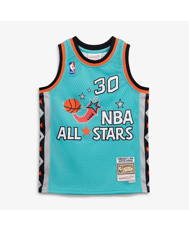 Mitchell & Ness Big Boys and Girls Scottie Pippen Teal 1996 Nba All-Star Game Hardwood Classics Swingman Jersey