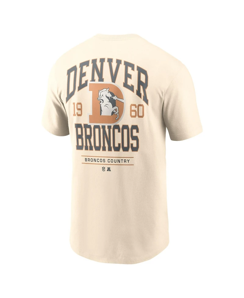 Nike Men's Natural Denver Broncos Freestyle Essential T-Shirt