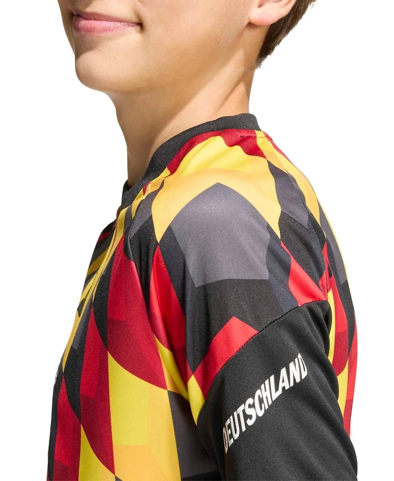 Adidas Big Boys and Girls Black Germany National Team 2026 Pre-MatchJersey