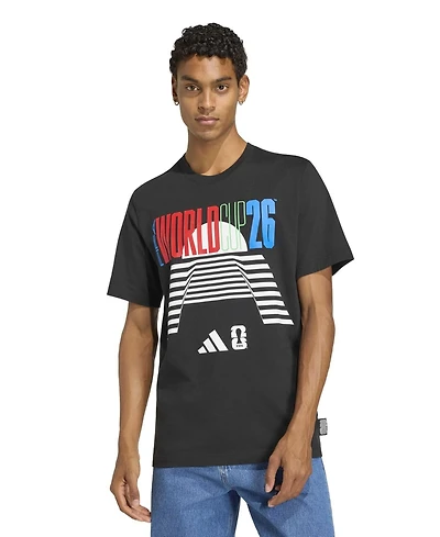 Adidas Men's Black 2026 Fifa World Cup Tour T-Shirt