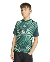 Adidas Big Boys and Girls Green Mexico National Team 2026 Pre-MatchJersey