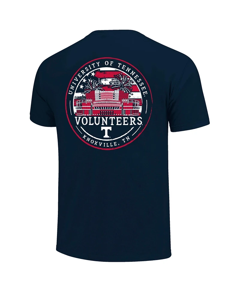 Image One Men's Navy Tennessee Volunteers Campus Americana T-Shirt