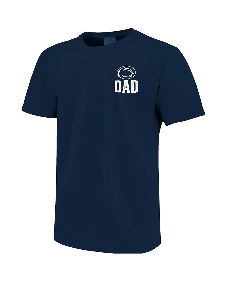 Image One Men's Navy Penn State Nittany Lions Father's Day Mascot Overlay T-Shirt