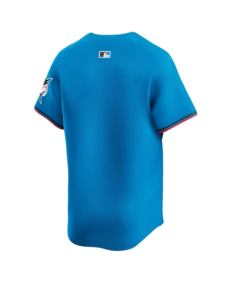 Nike Men's Blue Miami Marlins Limited Jersey