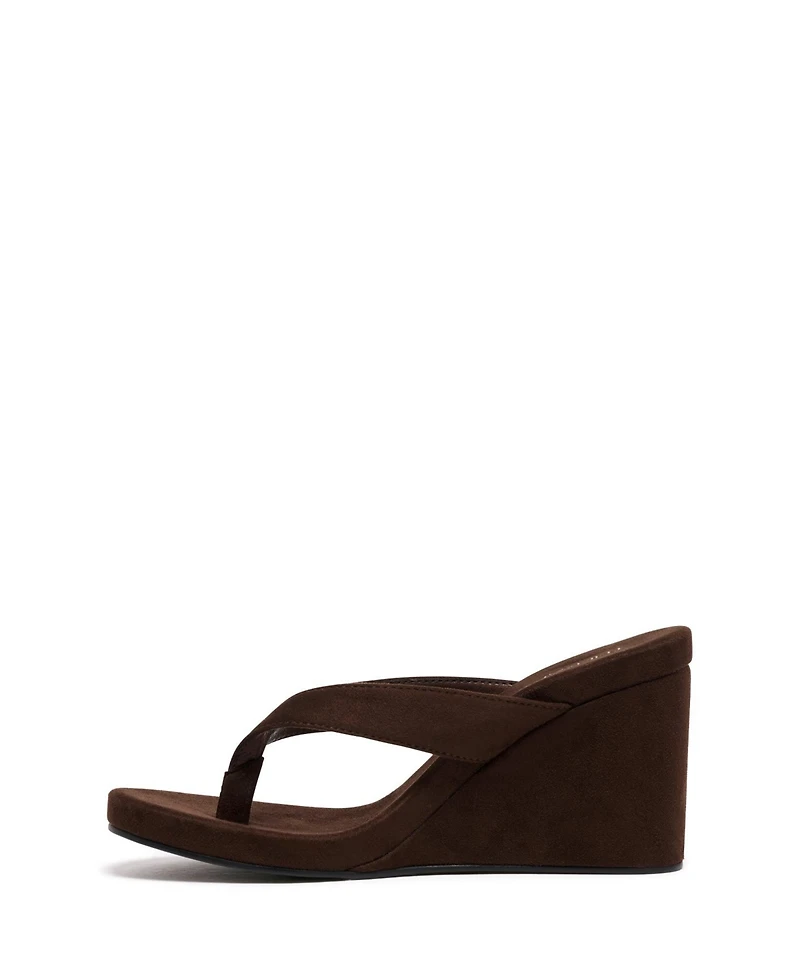 Therapy Australia Women's Ren Round Toe Wedge Thong Heel