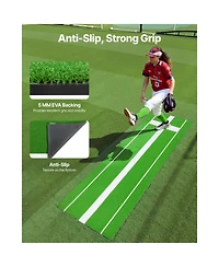 Vevor Softball Pitching Mat Baseball Pitching Rubber Mound for Indoor Outdoor