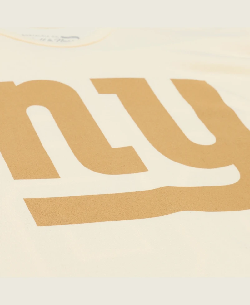 Mitchell & Ness Men's Lawrence Taylor Cream New York Giants Sandman Name Number T-Shirt