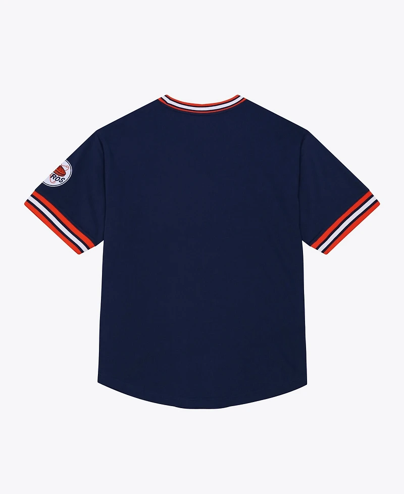 Mitchell & Ness Men's Navy Houston Astros Wild Pitch Ringer T-Shirt