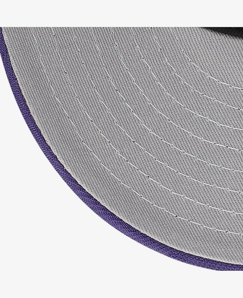 New Era Big Boys and Girls Black/Purple Baltimore Ravens 2026 Nfl Draft Pre-Curved 9FIFTY Snapback Hat
