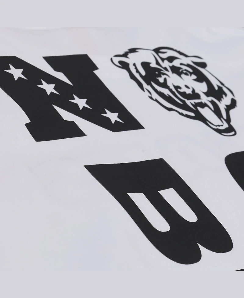 Mitchell & Ness Men's White Chicago Bears Monochrome T-Shirt