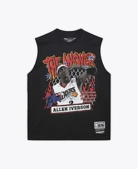 Mitchell & Ness Men's Allen Iverson Black Philadelphia 76ers Best Class Tank Top