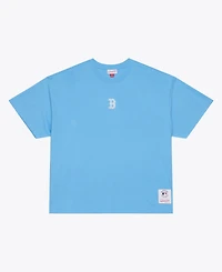 Mitchell & Ness Men's Light Blue Boston Red Sox Insignia Premium T-Shirt