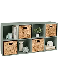 Best Choice Products 8-Cube Bookshelf, 13.5in Display Storage System, Organizer with Removable Back Panels