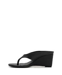 Therapy Australia Women's Sera Round Toe Wedge Thong Heel