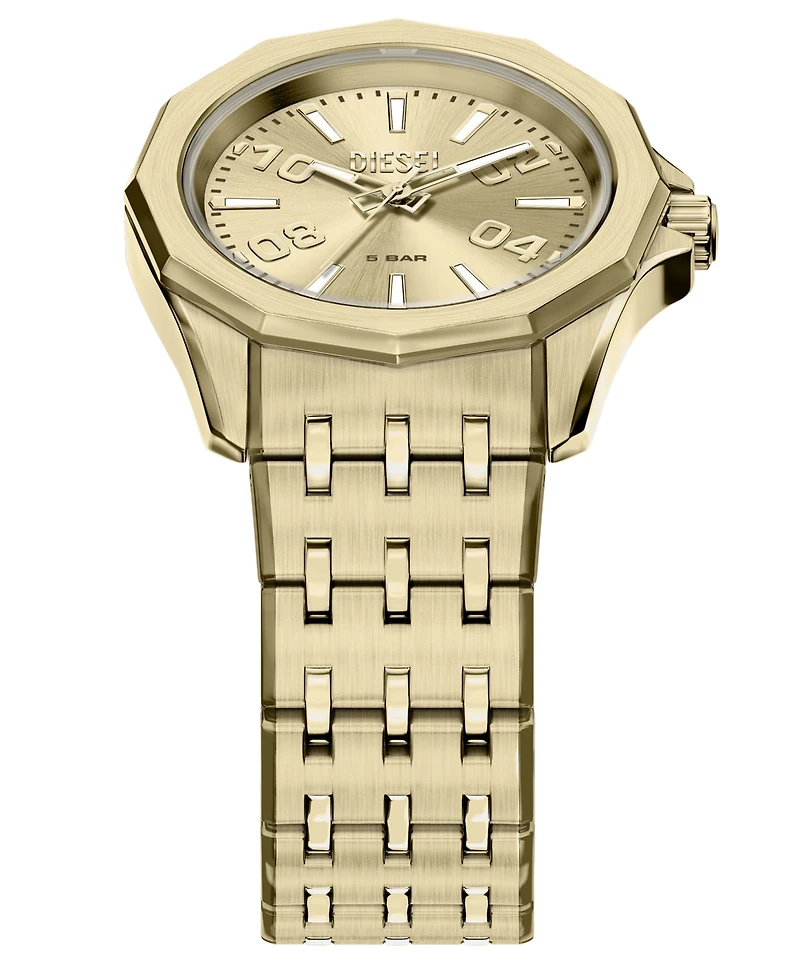 Diesel Men's Stinger Quartz Gold Stainless Steel Watch 44mm