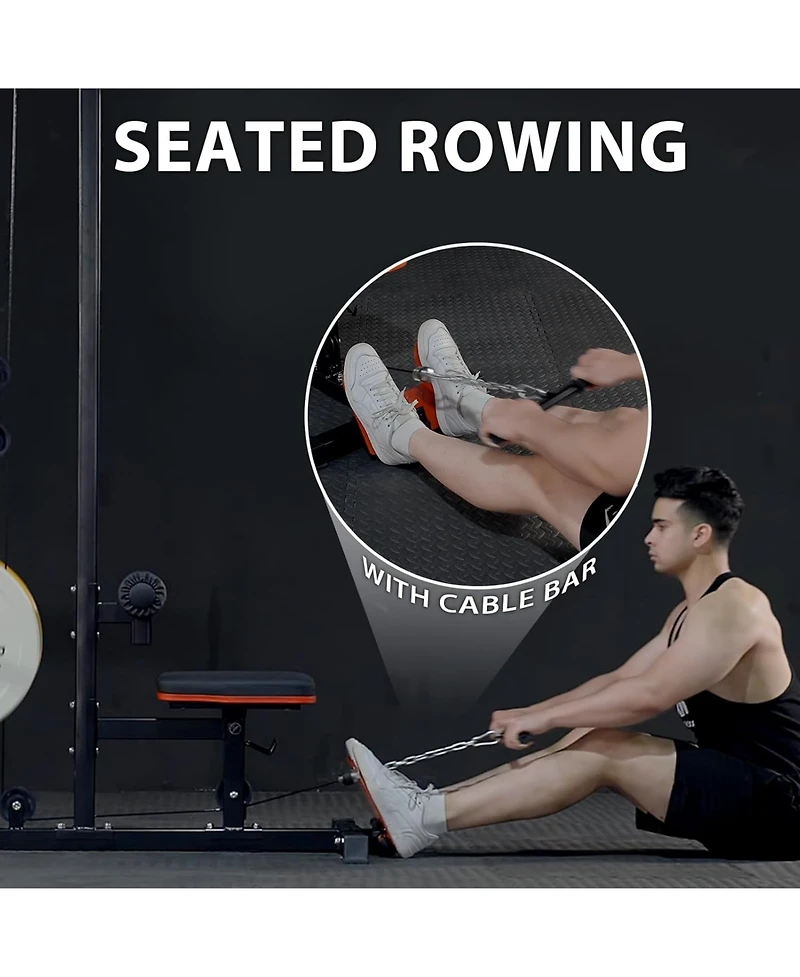 Mikolo Lat Pulldown and Cable Row Machine