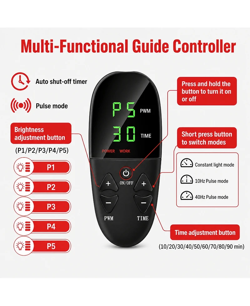 iReliev FullGlow 180 Full Body Red Light and Near Infrared Mat