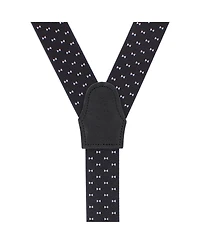 Trafalgar Men's The Micro Bow Classic Elastic Button End Suspenders