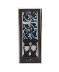 Trafalgar The Siren's Song Silk Novelty Button End Suspenders