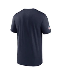 Nike Men's Navy Dallas Cowboys Sideline Legend Small Logo Dri-fit T-Shirt