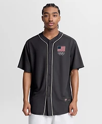 Fanatics Men's Gray Team Usa Core Foundation Ball Button-Up Shirt