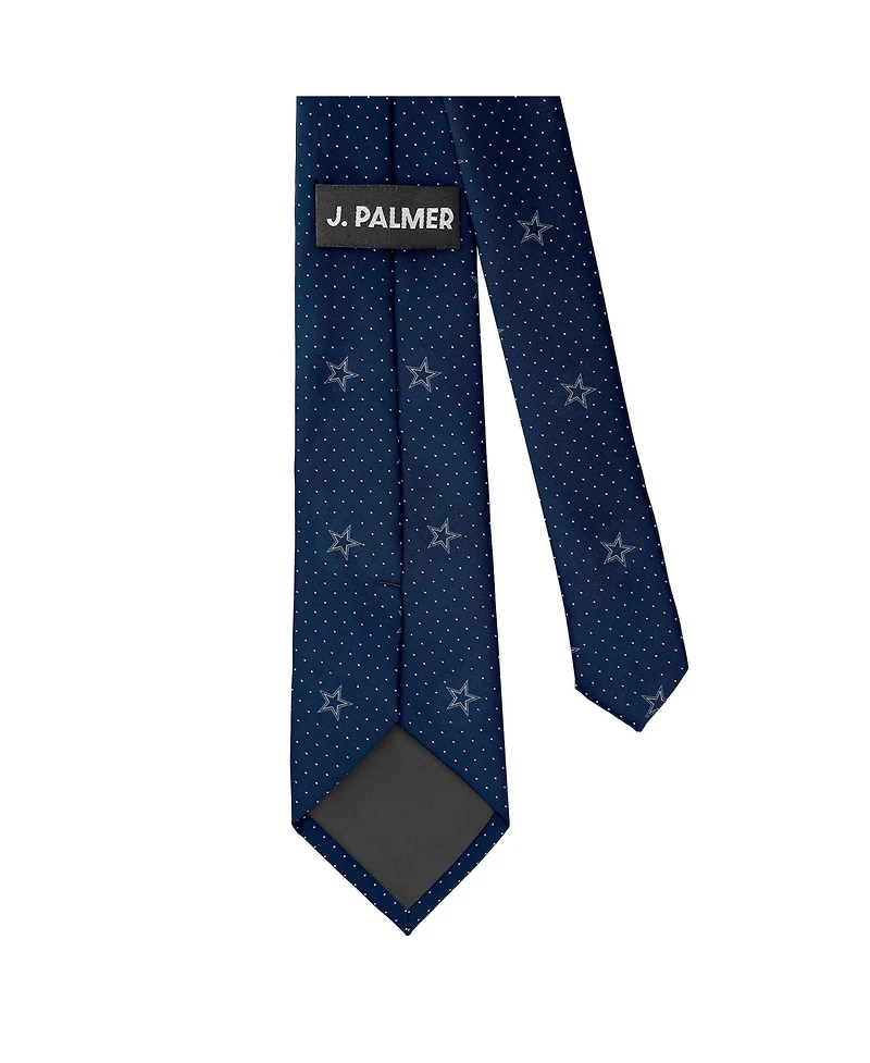 J. Palmer Men's Dallas Cowboys Game Day Polka Dot Tie