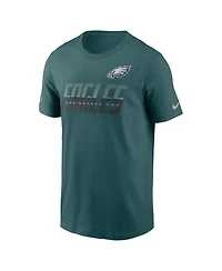 Nike Men's Midnight Green Philadelphia Eagles Sideline Dri-fit T-Shirt