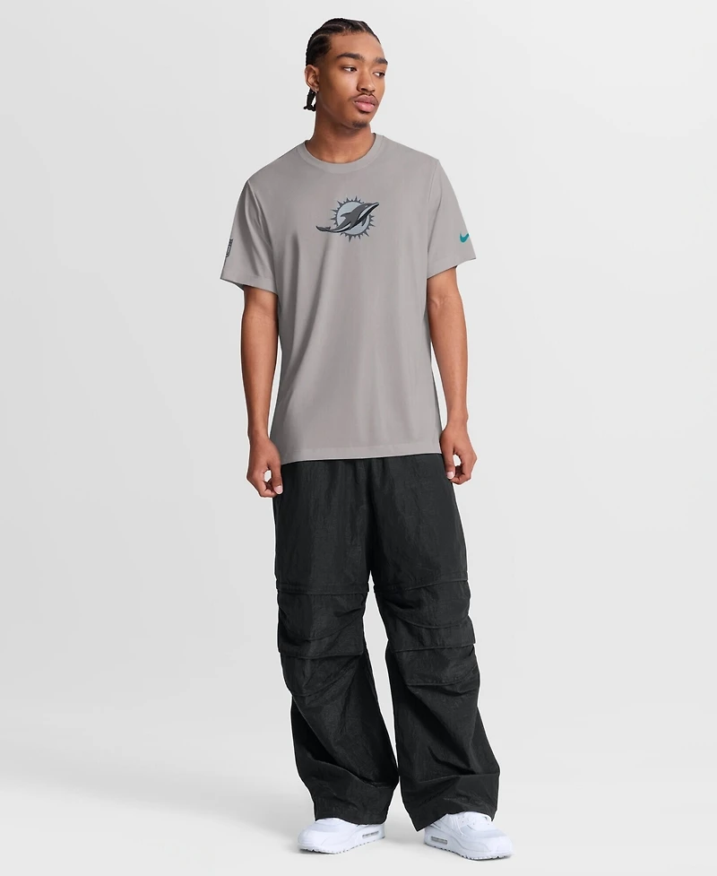 Nike Men's Gray Miami Dolphins Sideline Lead The Charge Legend Dri-fit T-Shirt