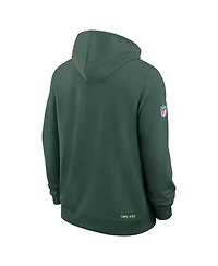 Nike Men's Green Bay Packers Sideline Standard Issue Dri-fit Hoodie