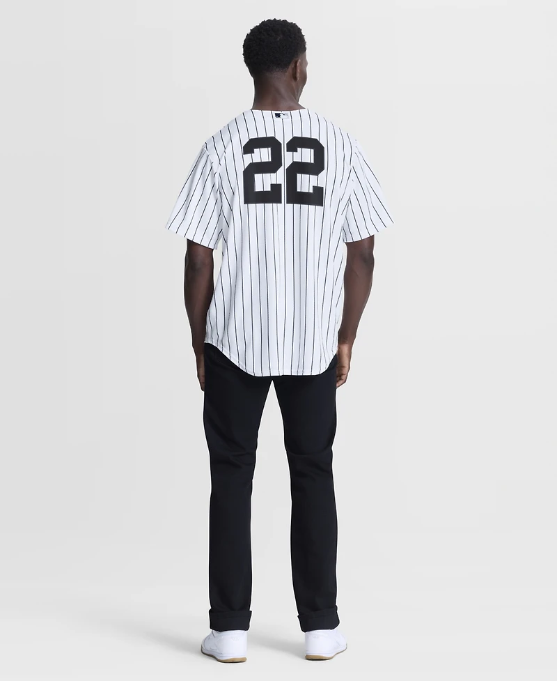 Nike Men's Ben Rice White New York Yankees Home Replica Jersey
