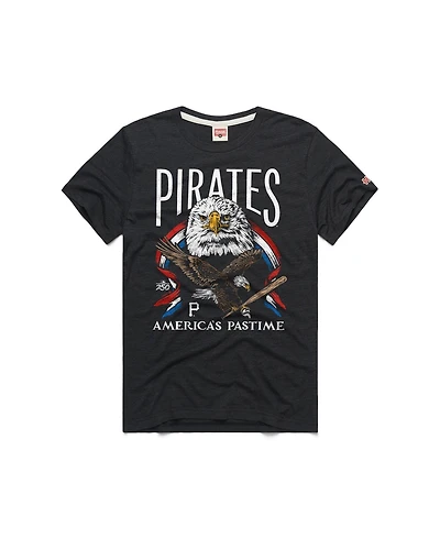 Homage Men's Charcoal Pittsburgh Pirates America's Pastime Tri-Blend T-Shirt