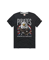 Homage Men's Charcoal Pittsburgh Pirates America's Pastime Tri-Blend T-Shirt