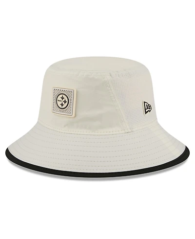 New Era Men's Cream Pittsburgh Steelers 2026 Nfl Training Camp Sport Bucket Hat