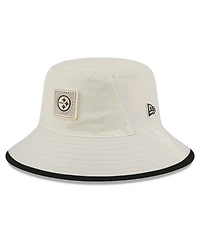 New Era Men's Cream Pittsburgh Steelers 2026 Nfl Training Camp Sport Bucket Hat