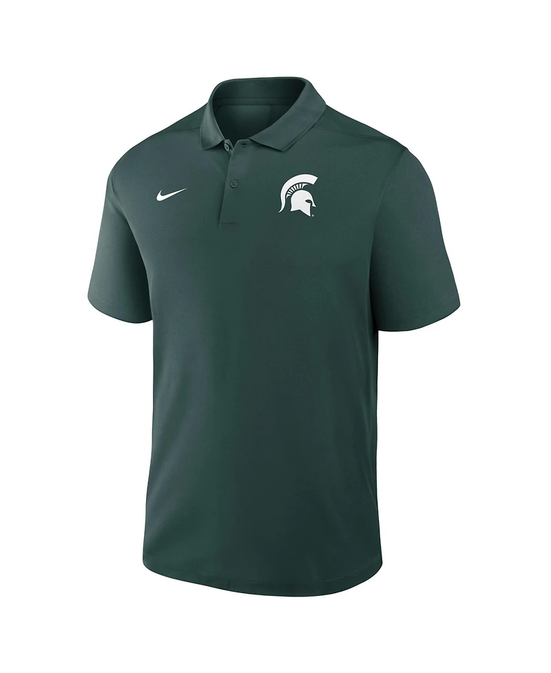 Nike Men's Green Michigan State Spartans Dri-fit Victory Polo Shirt