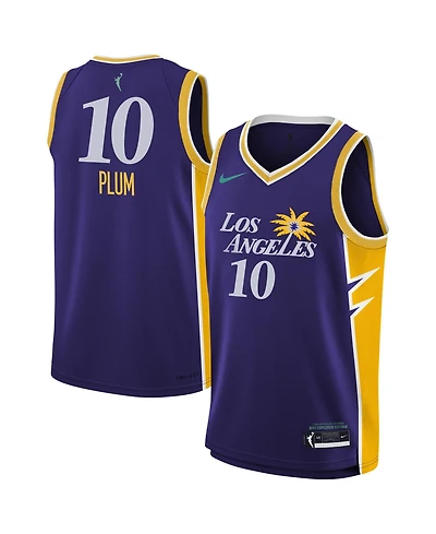 Nike Big Boys and Girls Nike Kelsey Plum Purple Los Angeles Sparks Explorer Edition Jersey