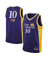 Nike Big Boys and Girls Nike Kelsey Plum Purple Los Angeles Sparks Explorer Edition Jersey