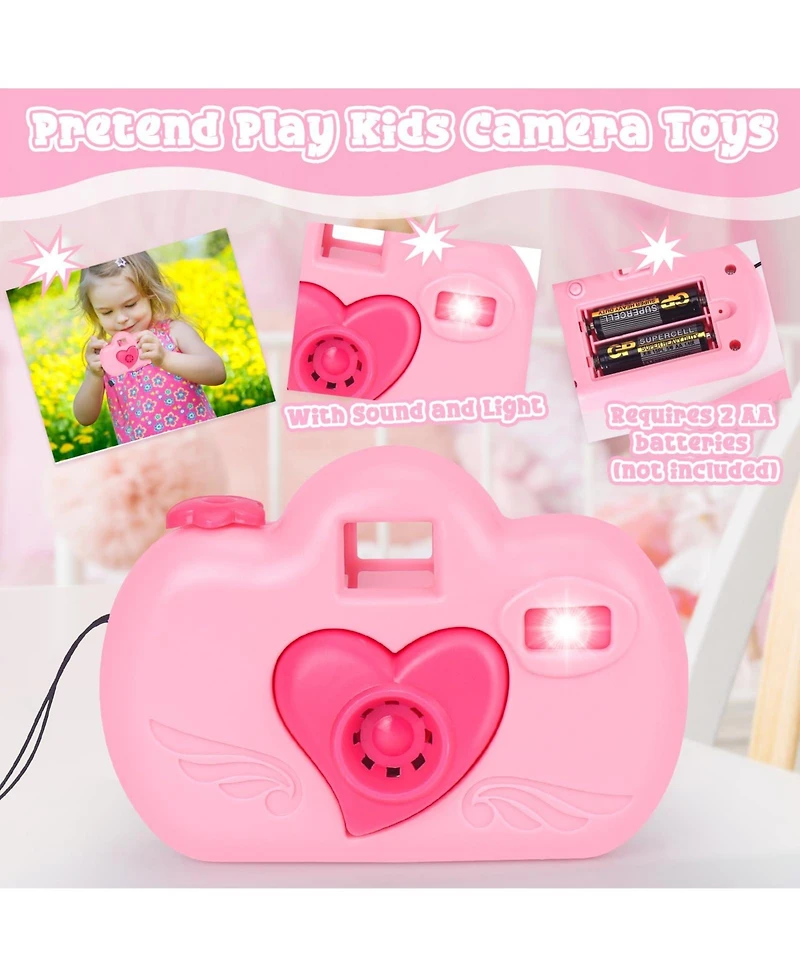 Gnuadz Play Purse Pretend Princess Handbag Camera Phone Wallet Key Gift 3 6 plus