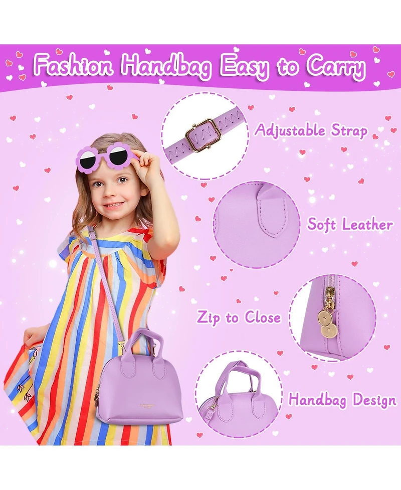 Gnuadz Play Purse Handbag Makeup Set Sunglasses Smartphone Wallet Car Keys Credit Cards Money