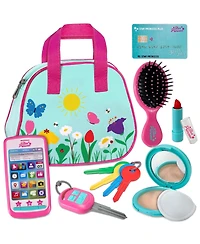 Gnuadz Toddler Play Purse with Pretend Makeup Keys Phone Gift