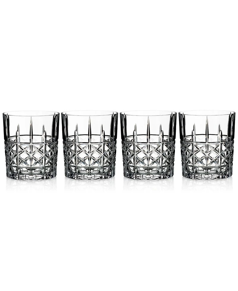 Marquis Brady 4-Pc. Double Old Fashioned Glass Set