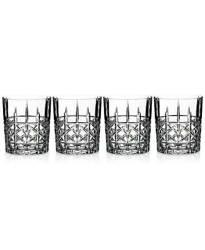 Marquis Brady 4-Pc. Double Old Fashioned Glass Set