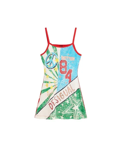 Desigual Girls's 3-14 Multicolored printed dress