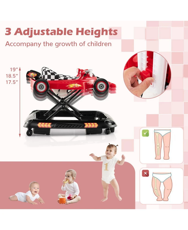 Gouun 4-in-1 Convertible Baby Walking Center with Adjustable Height