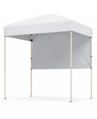 Gouun 6 x 4 Feet Pop-Up Canopy Tent with Half Sidewall Sun Shelter