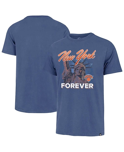 '47 Brand Men's Blue New York Knicks Forever Franklin T-Shirt
