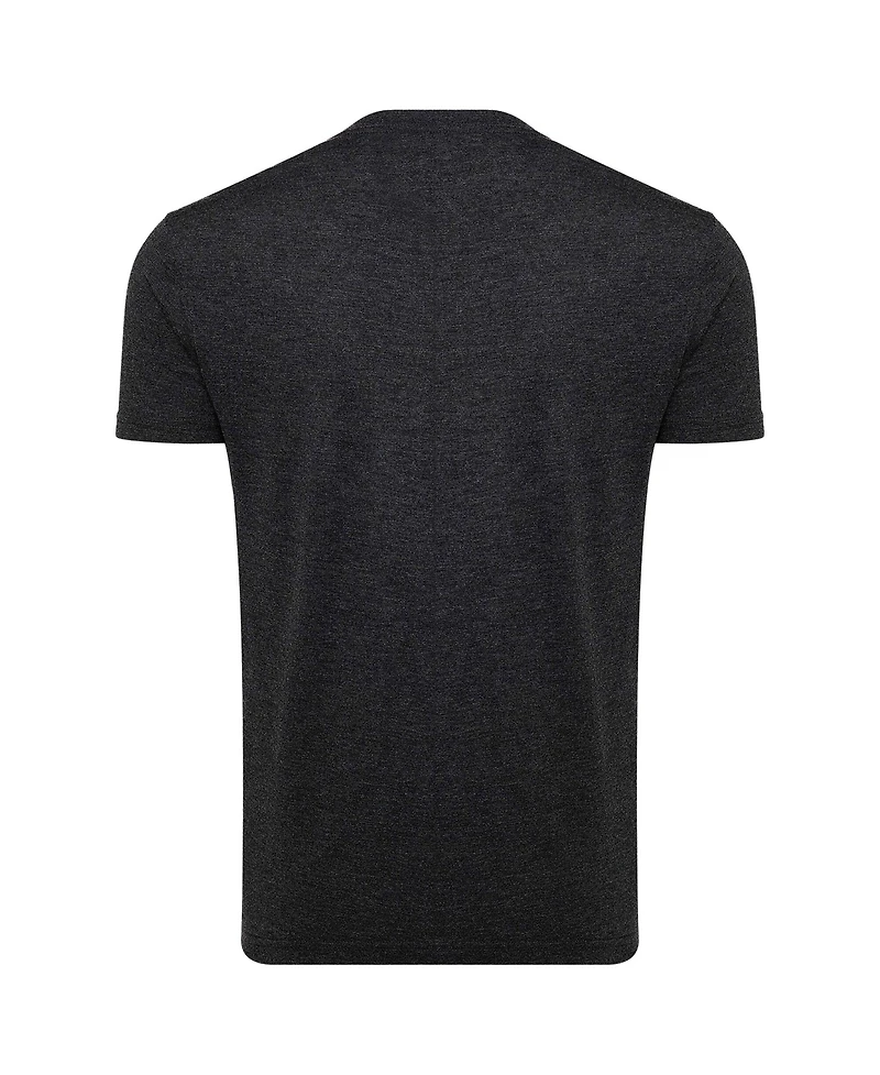 Sportiqe Men's and Women's Black San Antonio Spurs Comfy Waycross Tri-Blend T-Shirt