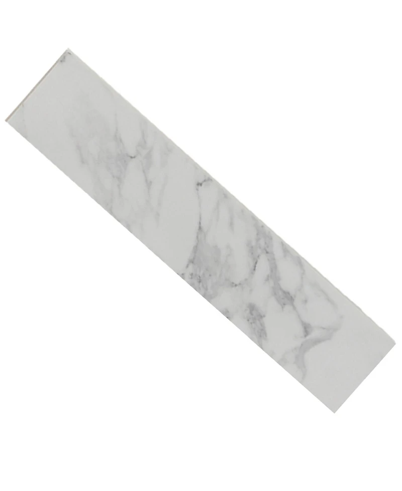Sillysis 31/37/43 Inch Sintered Stone Bathroom Vanity Top with Rectangular Undermount Sink, 4 Inch Backsplash